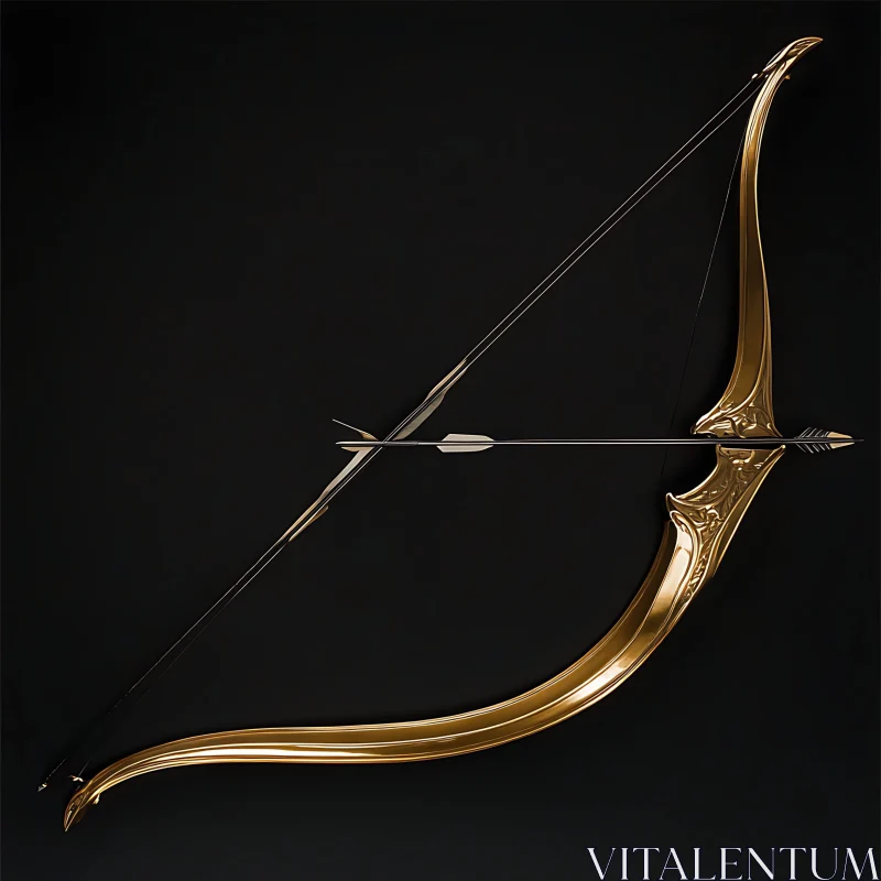 AI ART Elegant Archery Weapon Art