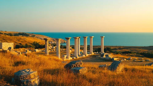 Seaside Ruins of Ancient Greece