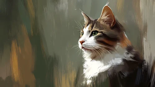 Feline Art Painting