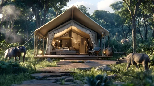 Elegant Safari Camping Experience