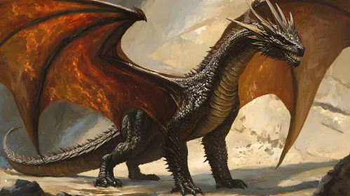 Fantasy Dragon Illustration