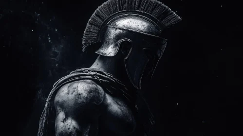 Ancient Warrior in Dark Ambiance