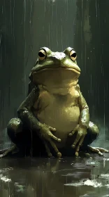 Rainy Day Frog