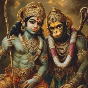 Rama and Hanuman: A Bond Beyond Worlds