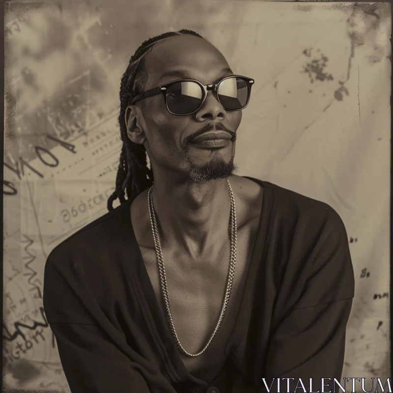 AI ART Vintage-Inspired Snoop Dogg Portrait