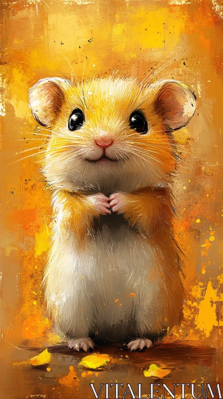 Cute Hamster Image AI Image