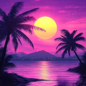 Tropical Sunset Seascape