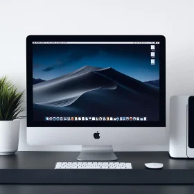 Modern Workspace with Apple iMac