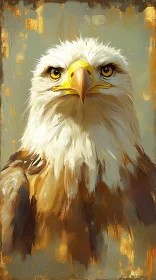Artistic Eagle Gaze