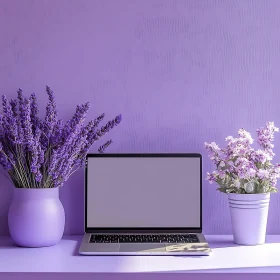 Lavender Infused Workspace