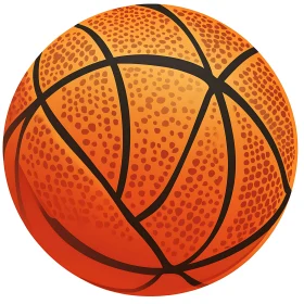 Orange Basketball