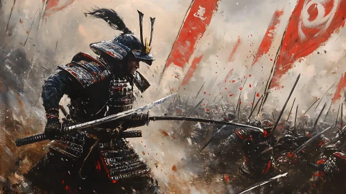 Japanese Samurai Warrior Art