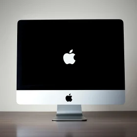 High-Tech Desktop Computer with Minimalist Aesthetics