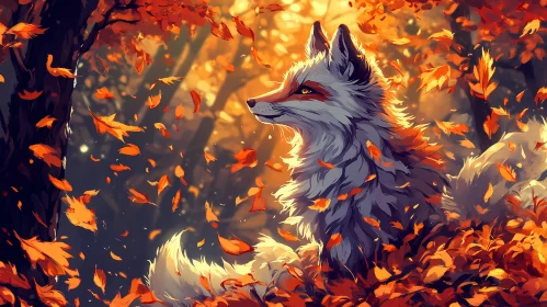 Foxy Autumn Serenity