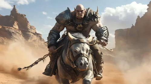 Desert Ride of the Orc Warrior