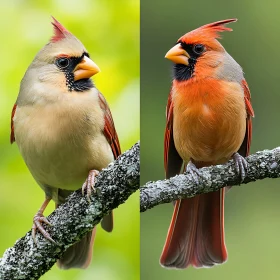 Two Cardinals on a Limb