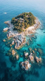 Island Oasis: Aerial Perspective