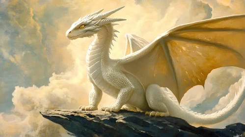 Dragon on a Cliff