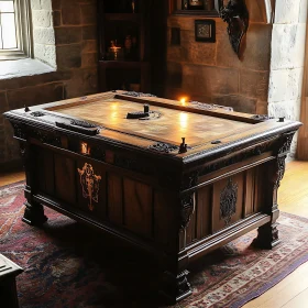 Vintage Billiard Table Interior