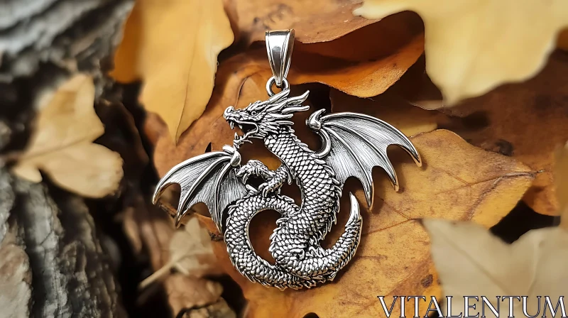 AI ART Silver Dragon Jewelry