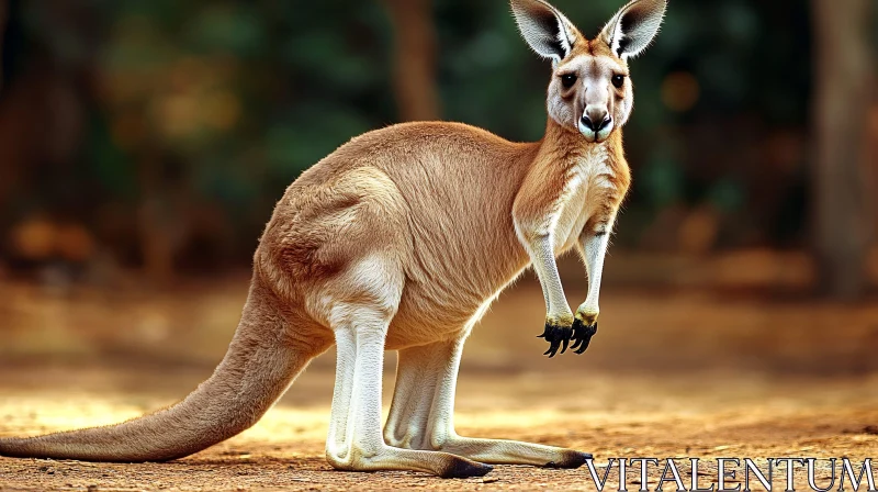 Wildlife Marvel: Kangaroo Daylight View AI Image