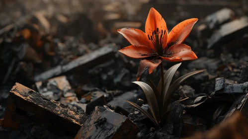 Resilient Bloom: Lily in a Wasteland