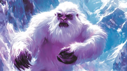 Abominable Snowman Portrait