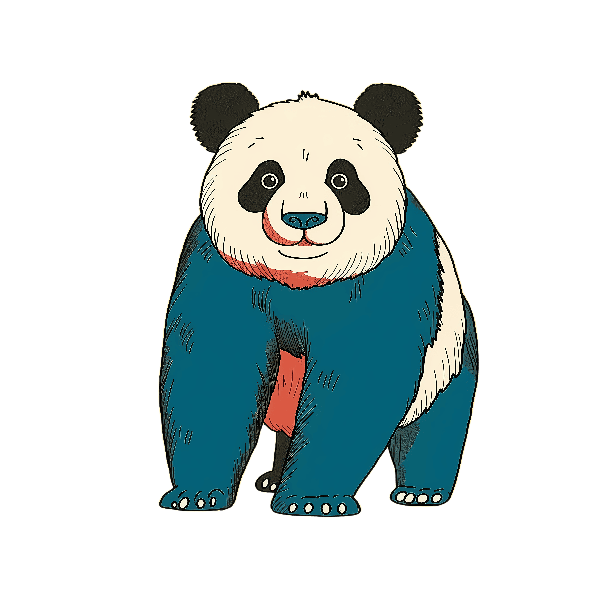 Playful Panda Design POD Design