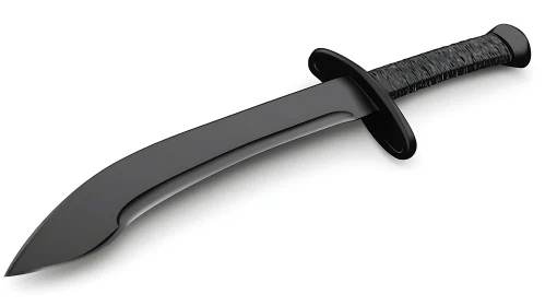 Monochrome Sword Still Life