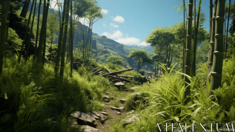 Mystical Jungle: Nature's Untouched Wilderness AI Image