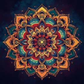 Symmetric Abstract Mandala