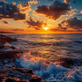 Seascape at Sunset