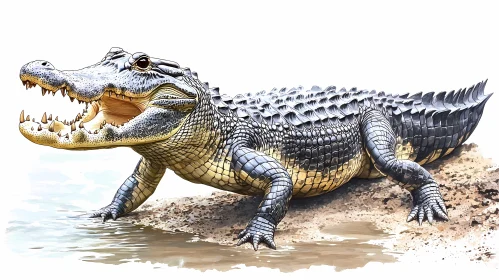 Reptilian Majesty by the Water