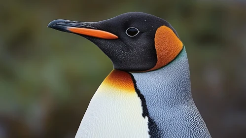 Vivid King Penguin Image