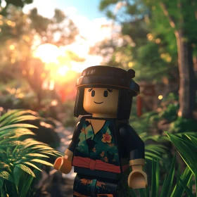 Lego Kimono in the Forest