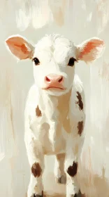 Adorable Calf Painting