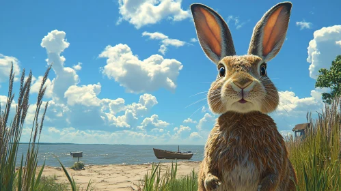 Bunny by the Shore