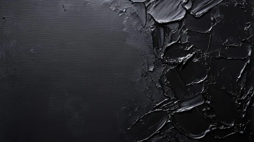 Abstract Black Painting