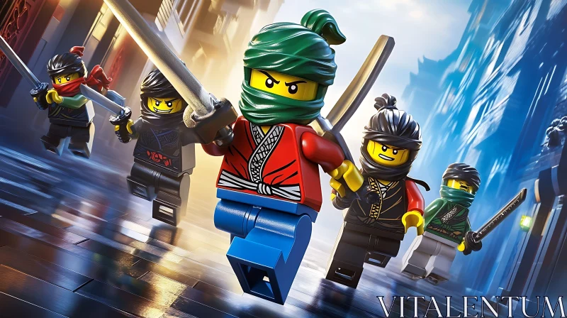 AI ART Lego Ninjago Team