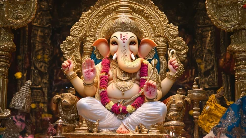 Hindu God Ganesha Statue