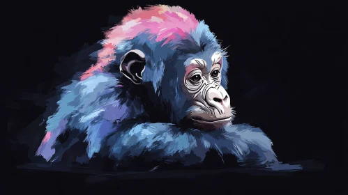 Vivid Monkey Digital Art