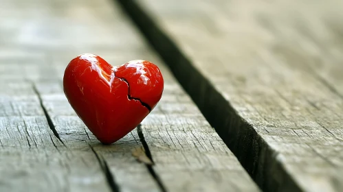 Cracked Heart: Symbol of Lost Love