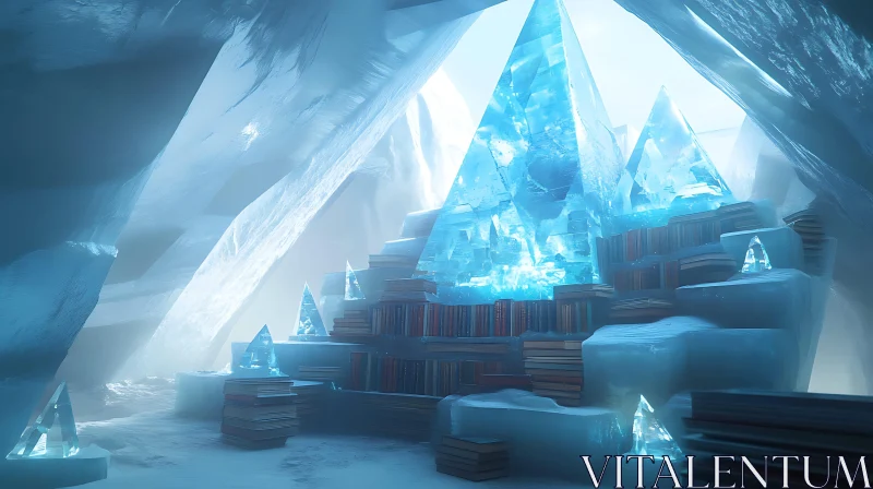 Frozen Library AI Image