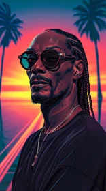 Snoop Dogg Sunset Portrait