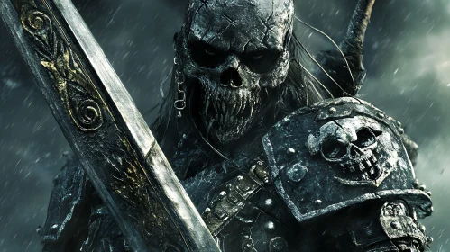 Skeletal Guardian with Forged Steel