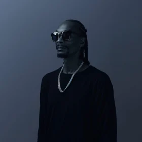 Snoop Dogg in Classic Monochrome