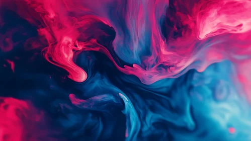 Rose and Cerulean Swirl