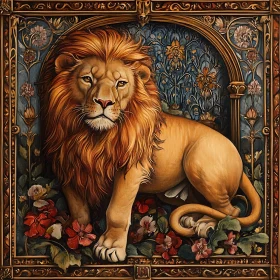 Golden Lion Portrait