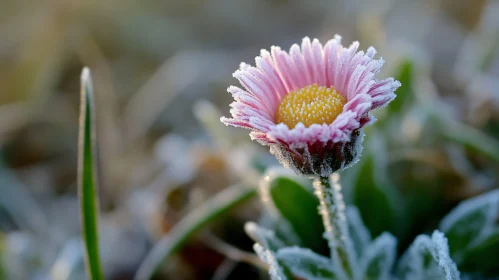 Frosty Morning Flower