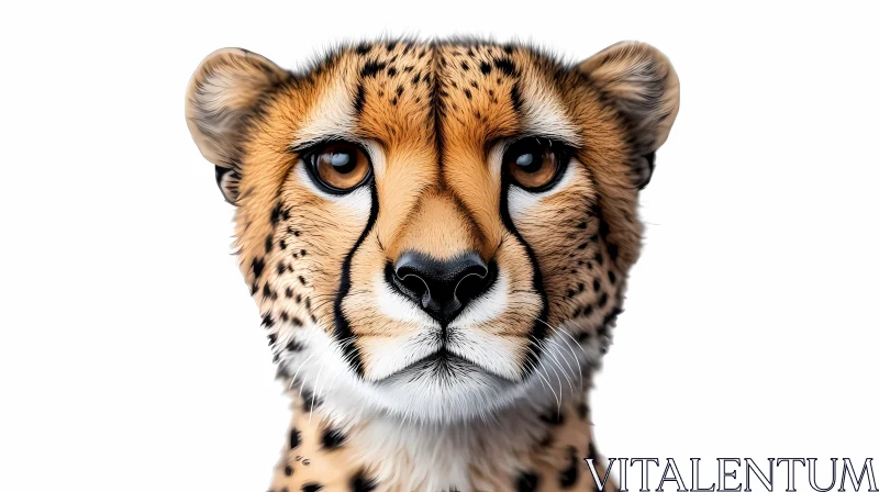 Wildlife Close-Up: Cheetah AI Image